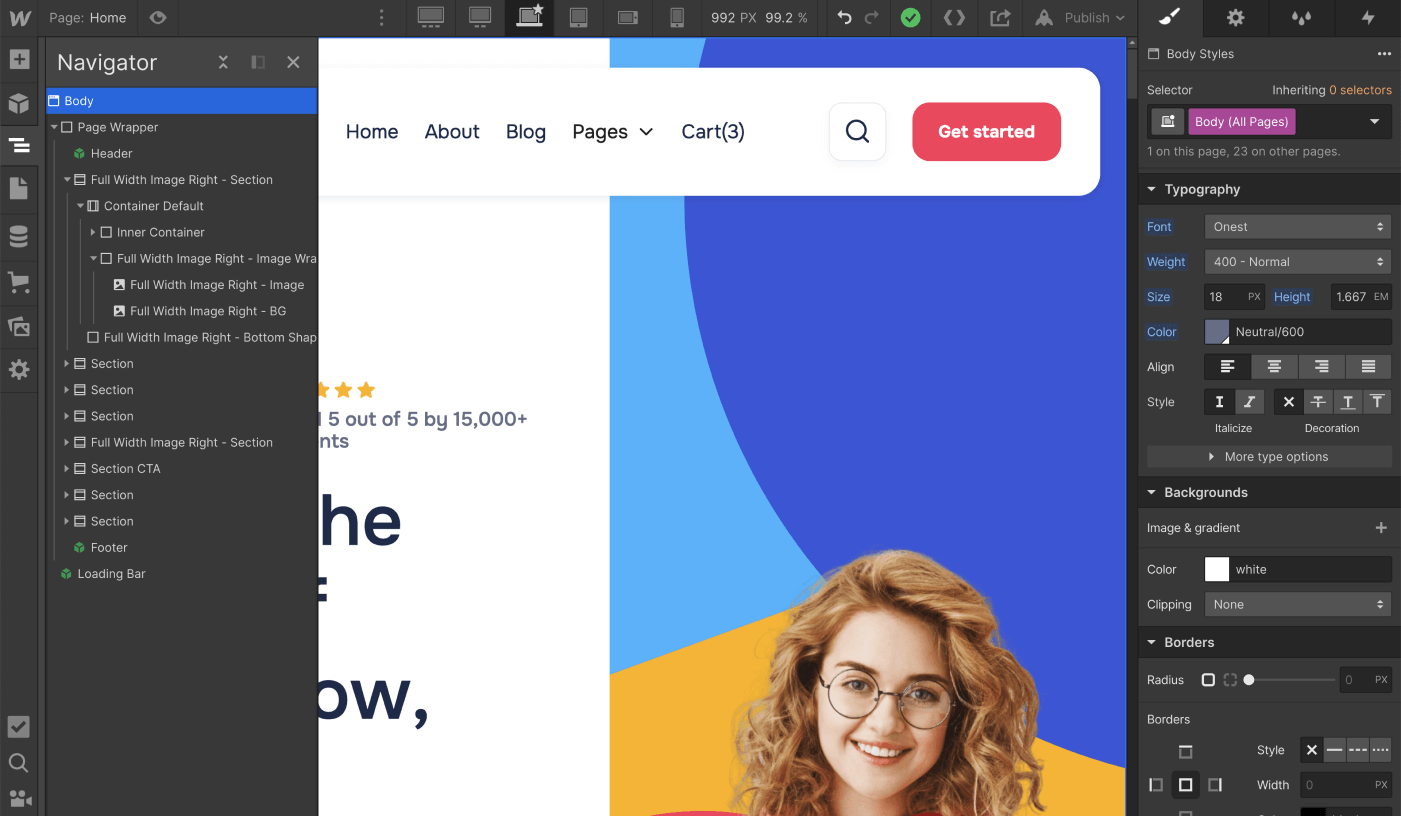 Typography - Learnify X Webflow Template